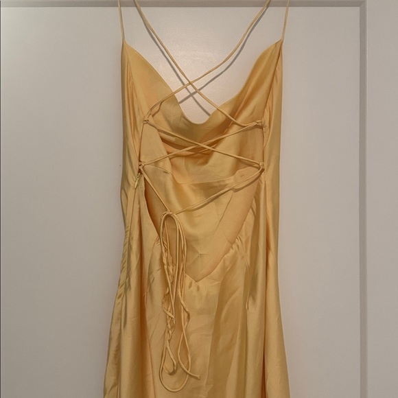 Babyboo - misha silky cowl maxi - lemon - medium nwot - Picture 7 of 9